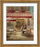 Framed Paris Cafe II