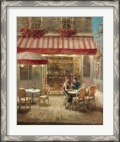 Framed Paris Cafe II