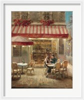 Framed Paris Cafe II