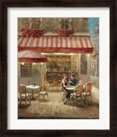 Framed Paris Cafe II