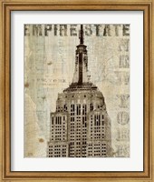 Framed Vintage NY Empire State Building