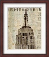 Framed Vintage NY Empire State Building