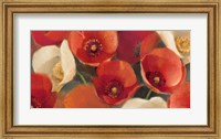 Framed Poppies Bloom I