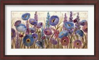 Framed Lupines and Poppies