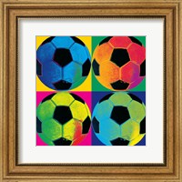 Framed 'Ball Four-Soccer' border=