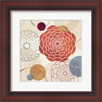 Framed Abstract Bouquet I
