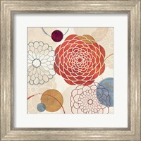 Framed Abstract Bouquet I