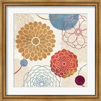 Framed 'Abstract Bouquet II' border=