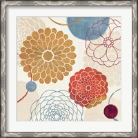 Framed Abstract Bouquet II