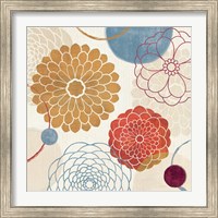 Framed 'Abstract Bouquet II' border=