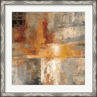 Framed 'Silver and Amber Crop' border=