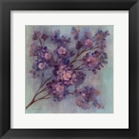 Framed 'Twilight Cherry Blossoms I' border=