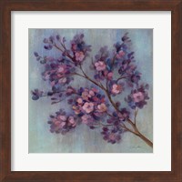 Framed 'Twilight Cherry Blossoms II' border=