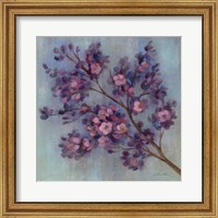 Framed Twilight Cherry Blossoms II