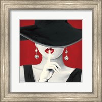 Framed Haute Chapeau Rouge I