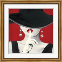 Framed Haute Chapeau Rouge I