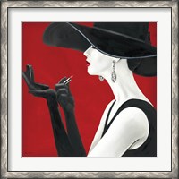 Framed Haute Chapeau Rouge II