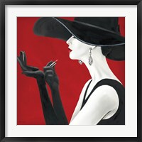 Framed Haute Chapeau Rouge II