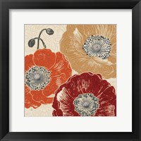 Framed Poppys Touch III