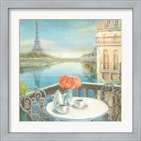 Framed Morning on the Seine
