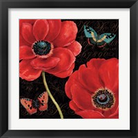 Framed 'Petals and Wings II' border=