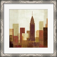 Framed 'Summer in the City III' border=