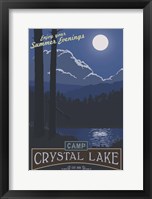 Framed Camp Crystal Lake