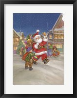 Framed Santa Clause is Coming to Town