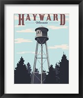 Framed Hayward Water Tower