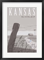 Wizard Oz Kansas Duo Framed Print