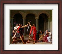 Framed Oath of Horatii