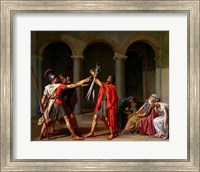 Framed Oath of Horatii