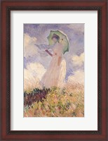 Framed Woman with Parasol turned to the Left, 1886