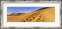 Framed Sand dunes in the desert, Coral Pink Sand Dunes State Park, Utah, USA