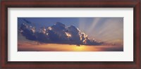 Framed Sunset, Marion County, Illinois, USA