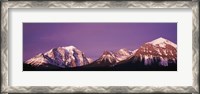 Framed Mt Temple Banff Provincial Park Canada