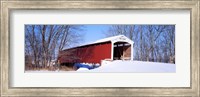 Framed Neet Covered Bridge Parke Co IN USA