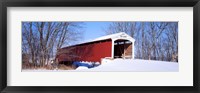 Framed Neet Covered Bridge Parke Co IN USA