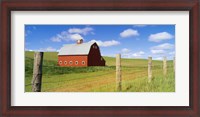 Framed Barn in a field