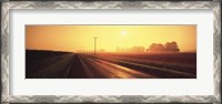Framed Sunrise Road Maryland USA