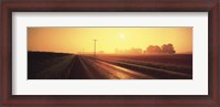 Framed Sunrise Road Maryland USA