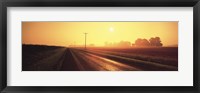 Framed Sunrise Road Maryland USA