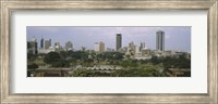 Framed Skyline View of Nairobi, Kenya