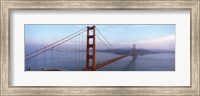 Framed Traffic On A Bridge, Golden Gate Bridge, San Francisco, California, USA