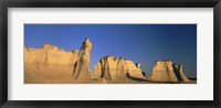 Framed Monument Rocks in Kansas