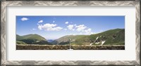 Framed Coin operated binoculars on an observation point, Rocky Mountain National Park, Colorado, USA