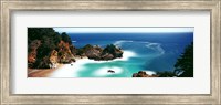 Framed Rock formations at the coast, Big Sur, California, USA
