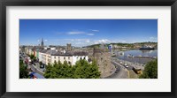 Framed Quayside, Reginald's Tower, River Suir, Waterford City, County Waterford, Republic of Ireland