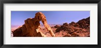 Framed Rock formations, Valley of Fire State Park, Nevada, USA
