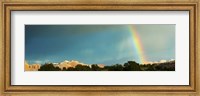 Framed Rainbow over Capitol Reef National Park, Utah, USA